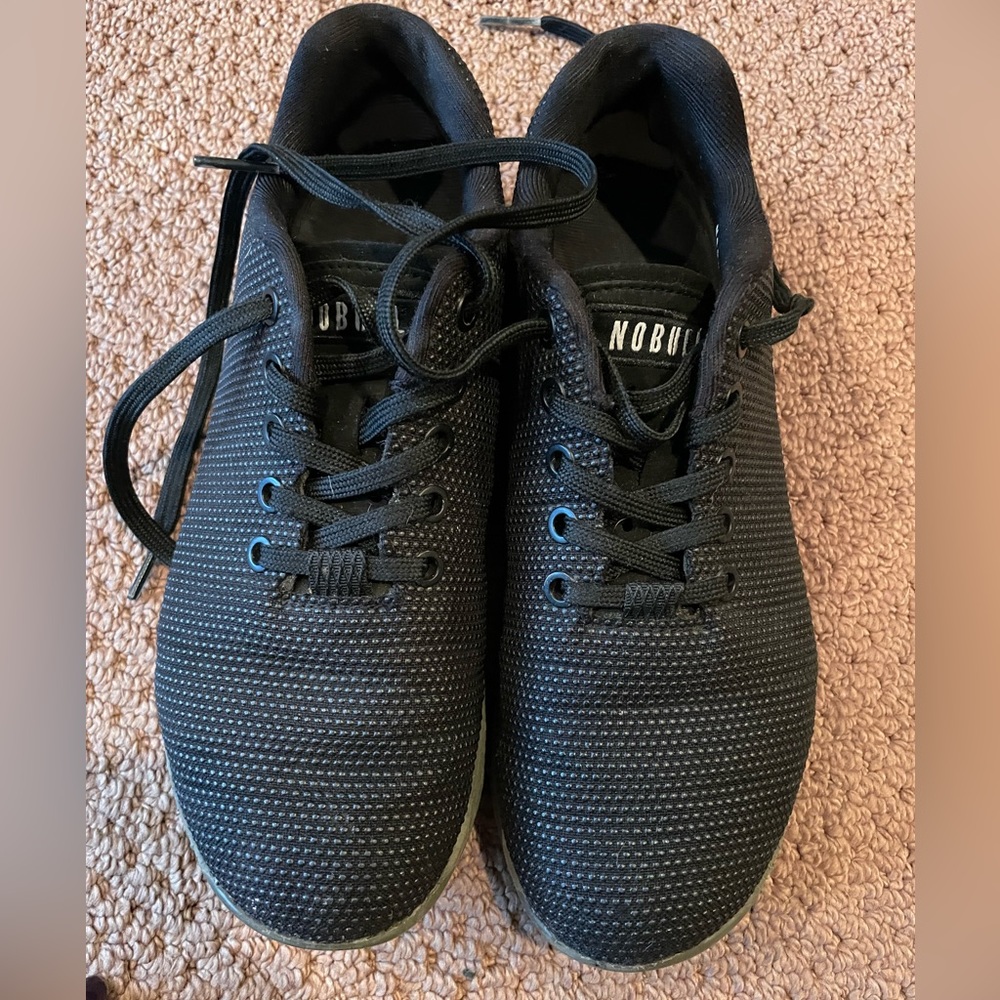NOBULL CrossFit  Womens 8 Mens 6.5 Low Top Trainer Sneaker Black